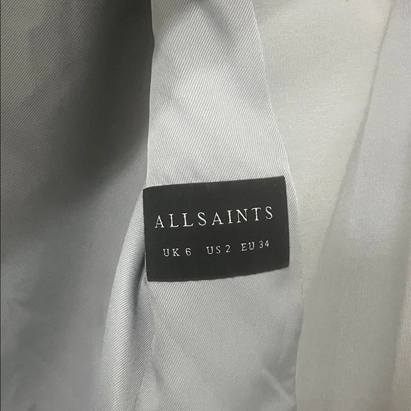 All Saints Gray Blazer - Picture 4 of 5